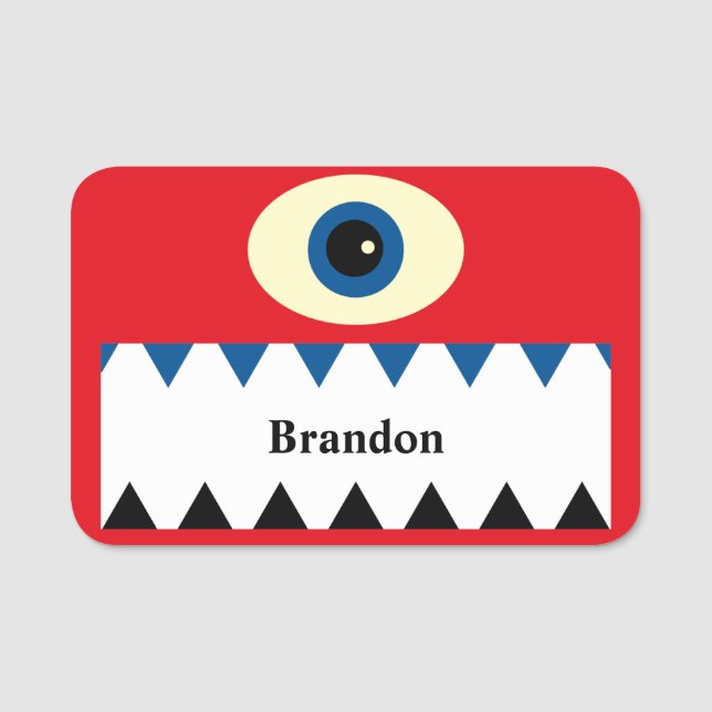 Monster Name Tag (Front)