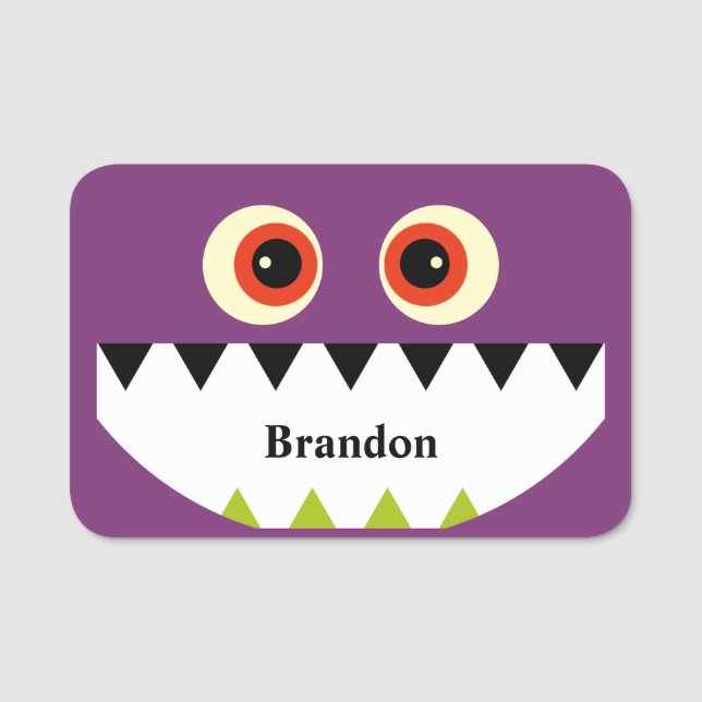 Monster Name Tag (Front)