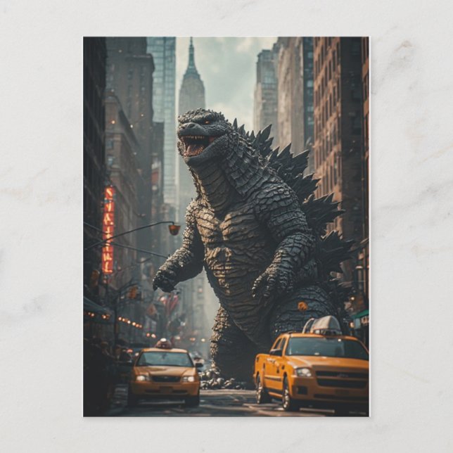  MONSTER NEW YORK CITY POSTCARD (Front)