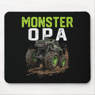 Monster OPA Truck Fathers Day Mud Riding Mouse Pad