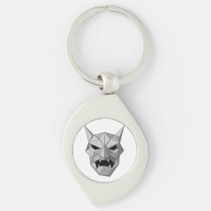 Monster origami key ring