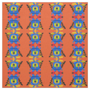 Monster Owl Bird Fabric