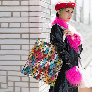 Monster Panda Tote Bag