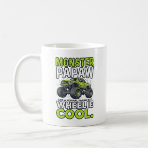 Monster Papaw Wheelie Cool Funny Monster Truck Des Coffee Mug