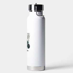 Monster Pappy Monster Truck Vintage Vector Design_ Water Bottle