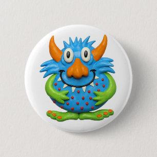 Monster Party 6 Cm Round Badge