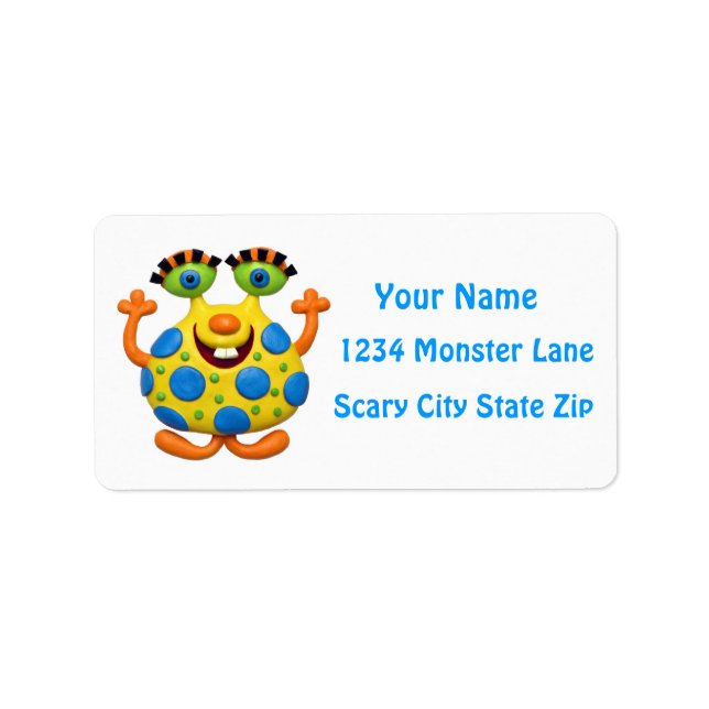 Monster Party Label (Front)