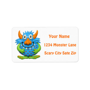 Monster Party Label