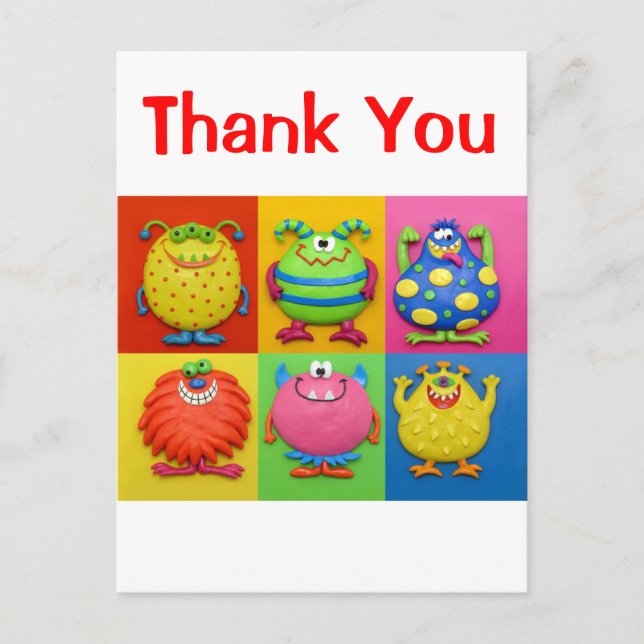 Monster Party Postcard (Front)