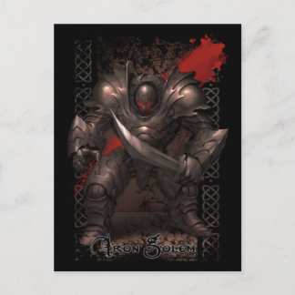 Monster Postcard - Iron Golem