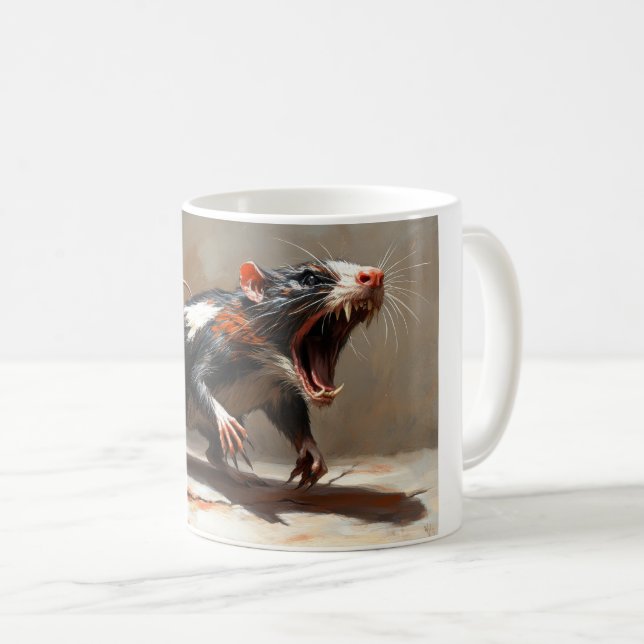 Monster rat  coffee mug (Front Right)