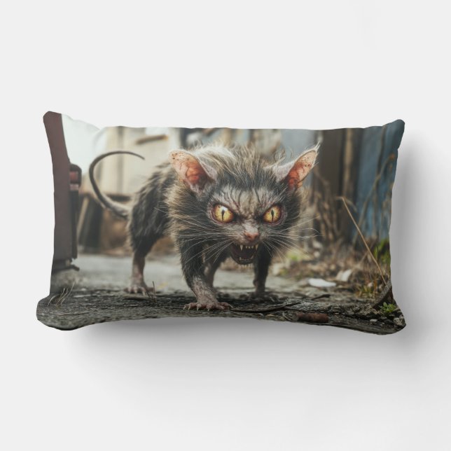 Monster rat  lumbar cushion (Front)