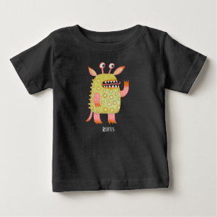 Monster Rufus Custom Name Baby T-Shirt