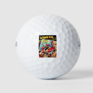 Monster - Scifi - Astronaut - Retro France Cover Golf Balls