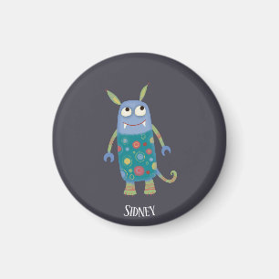 Monster Sidney Custom Name Magnet