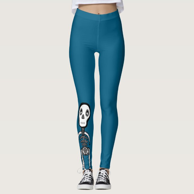 Monster skeletons Leggings (Front)