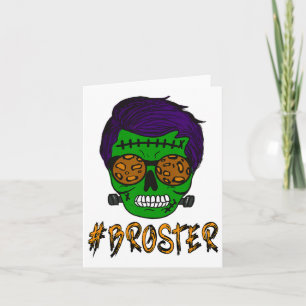 Monster Skull Broster Brother Halloween Matching F Card