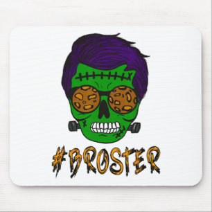 Monster Skull Broster Brother Halloween Matching F Mouse Pad