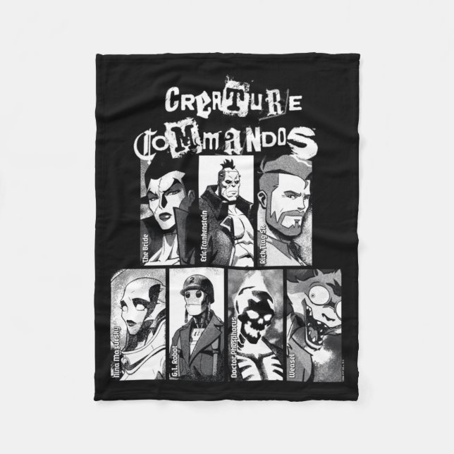 Monster Squad Portraits Performance Fleece Blanket (Front)