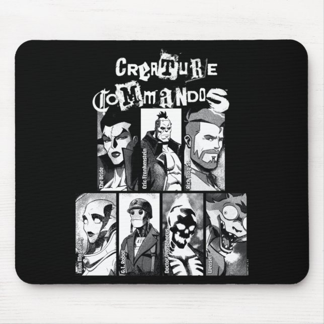 Monster Squad Portraits Performance Mouse Pad (Front)