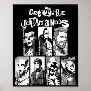 Monster Squad Portraits Performance Poster