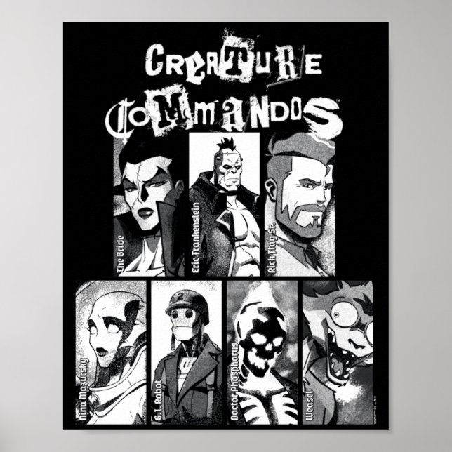 Monster Squad Portraits Performance Poster (Front)