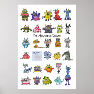 Monster Squad- Upload your photo Poster