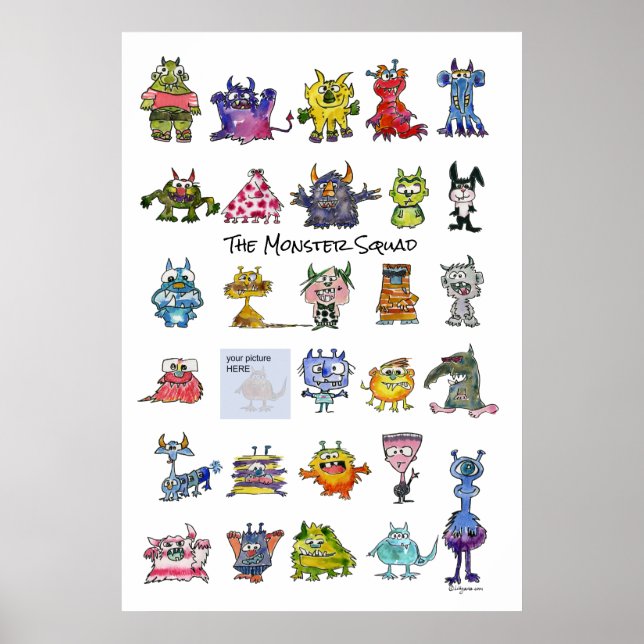 Monster Squad- Upload your photo Poster (Front)