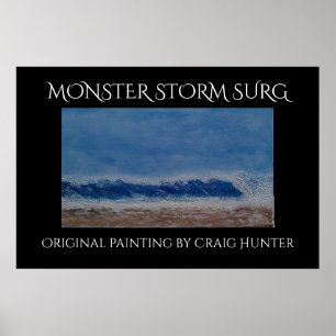 Monster storm surg poster