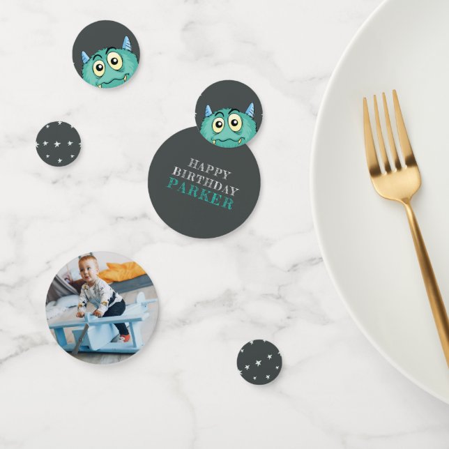 Monster Theme Birthday Confetti (Group)