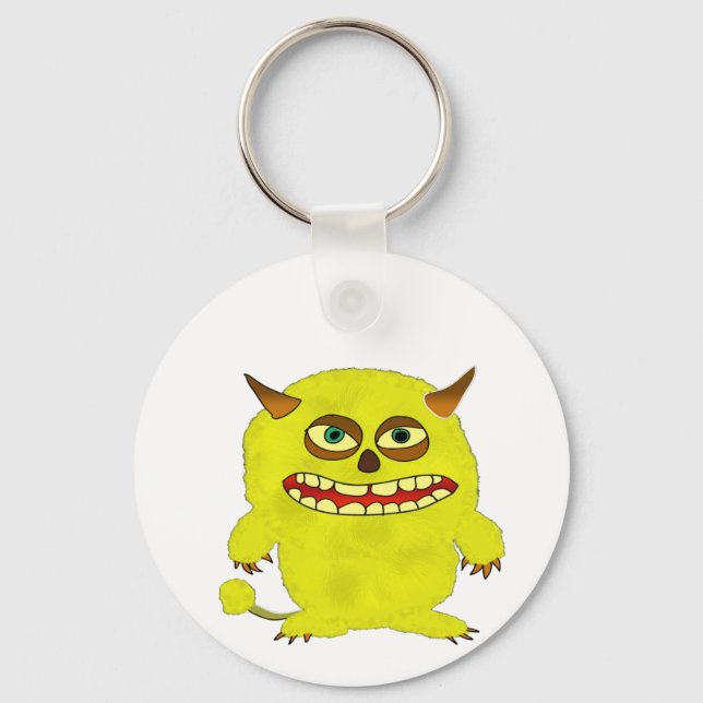 monster troll halloween shudder key ring (Front)