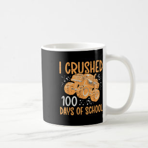 Monster Truck 100 Days School 100th Day Boys Kids Coffee Mug