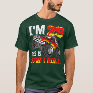 Monster Truck 29th birthday boy 29 years old Birth T-Shirt