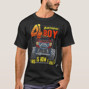 Monster Truck 4th  Truck article meditation  T-Shirt