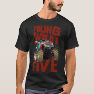 Monster Truck 5th Birthday Truck Birthday buddha f T-Shirt