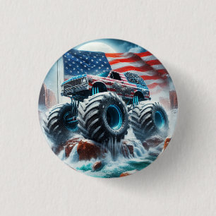 MONSTER TRUCK BADGE