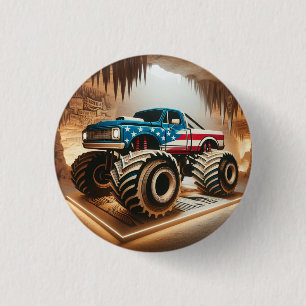MONSTER TRUCK BADGE