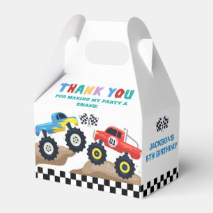 Monster Truck Birthday Party Favour Box