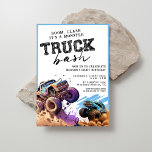 Monster Truck Birthday Party Invitation<br><div class="desc">Monster Truck Birthday Party Invitation</div>