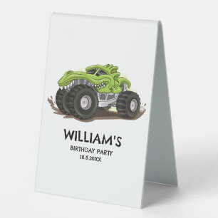 Monster Truck Birthday Party Minimal Boys Birthday
