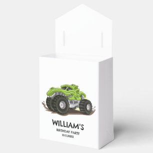 Monster Truck Birthday Party Minimal Boys Birthday Favour Box
