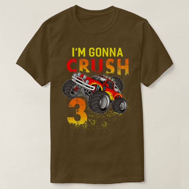 Monster Truck Birthday Shirt 1 (Design Front)