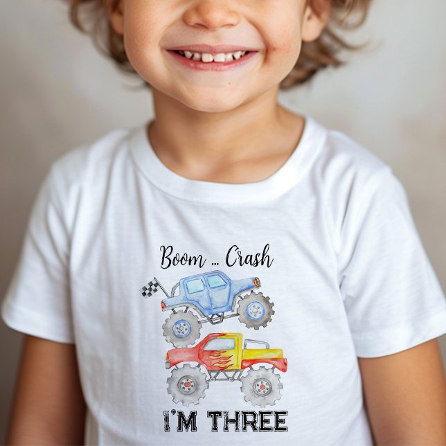 Monster Truck Birthday Toddler T-Shirt (Creator Uploaded)