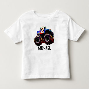 Monster Truck Birthday Toddler T-Shirt