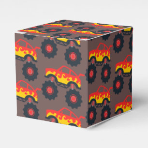 Monster Truck Boy Birthday Party Favour Box