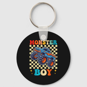 Monster Truck Boy Family Matching Monster Trucks B Key Ring