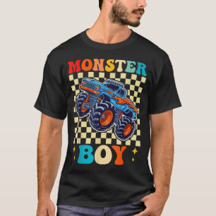 Monster Truck Boy Family Matching Monster Trucks B T-Shirt