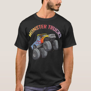 MONSTER TRUCK Boys Monster Truck Jumping Colourful T-Shirt