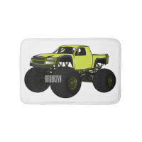 Monster truck cartoon illustration