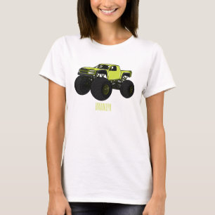 Monster truck cartoon illustration T-Shirt